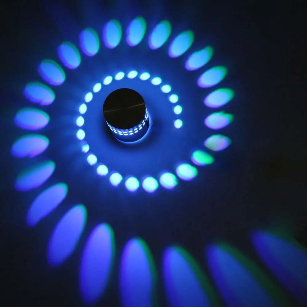 Светодиодный настенный ночник Indoor Алюминий RGB проекции света для Babyroom Гостиная Ванная комната Спальня коридор
