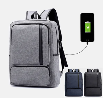 

14 15 15.4 15.6 Inch with USB Interface Nylon Laptop Notebook Backpack Bags Case School Backpack for Men Women Student Travel