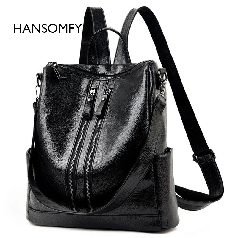 

HANSOMFY 2017 new backpack women casual fashion bag bag all-match tide Backpack