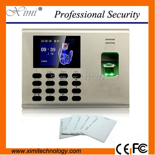 

Hot sale cheap standalone free SDK ID card reader SSR TCP/IP fingerprint reader time attendance machine