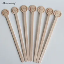 X100 Свадебные монограмма палочки для размешивания с Индивидуальные инициалы пользовательские коктейльные мешалки Юбилей вечерние деревянная мешалка для напитков