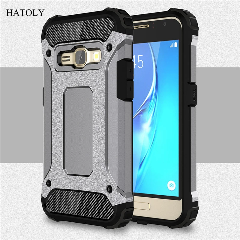 For Cover Samsung Galaxy J1 2016 Case Rubber Armor Hard Phone Case For Samsung Galaxy J1 2016 Cover For Samsung J1 2016 J120F <