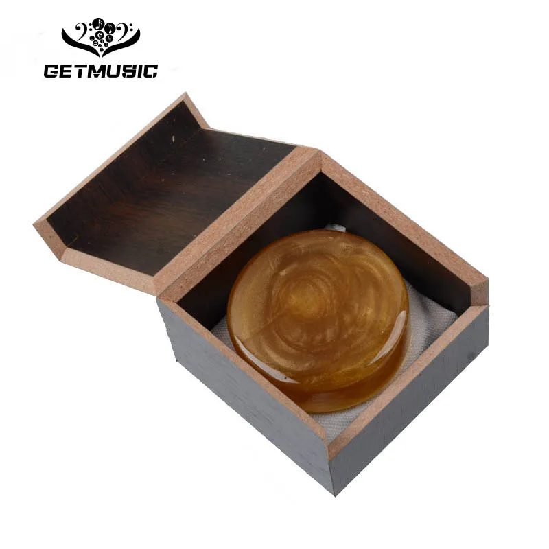 

Leto NO8001 Round Golden Rosin for Violin Viola Cello Bows with Wooden Box