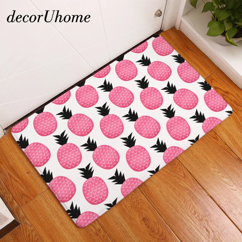 DecorUhome Nordic водостойкий антискользящий коврик мультфильм ананас коврики ковры для