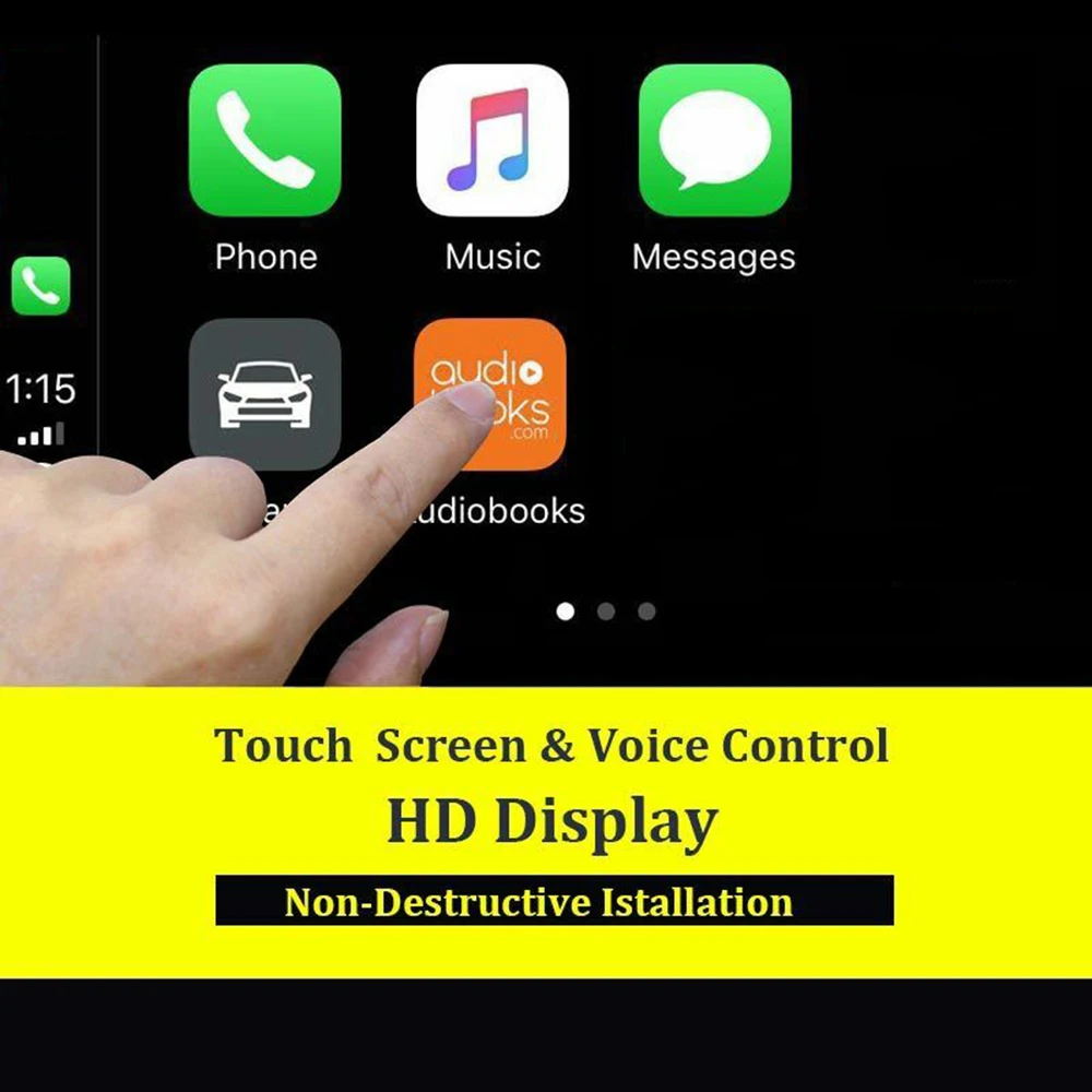 USB CarPlay беспроводной адаптер HD дисплей для Android головное устройство Zbox2 Plug and Play