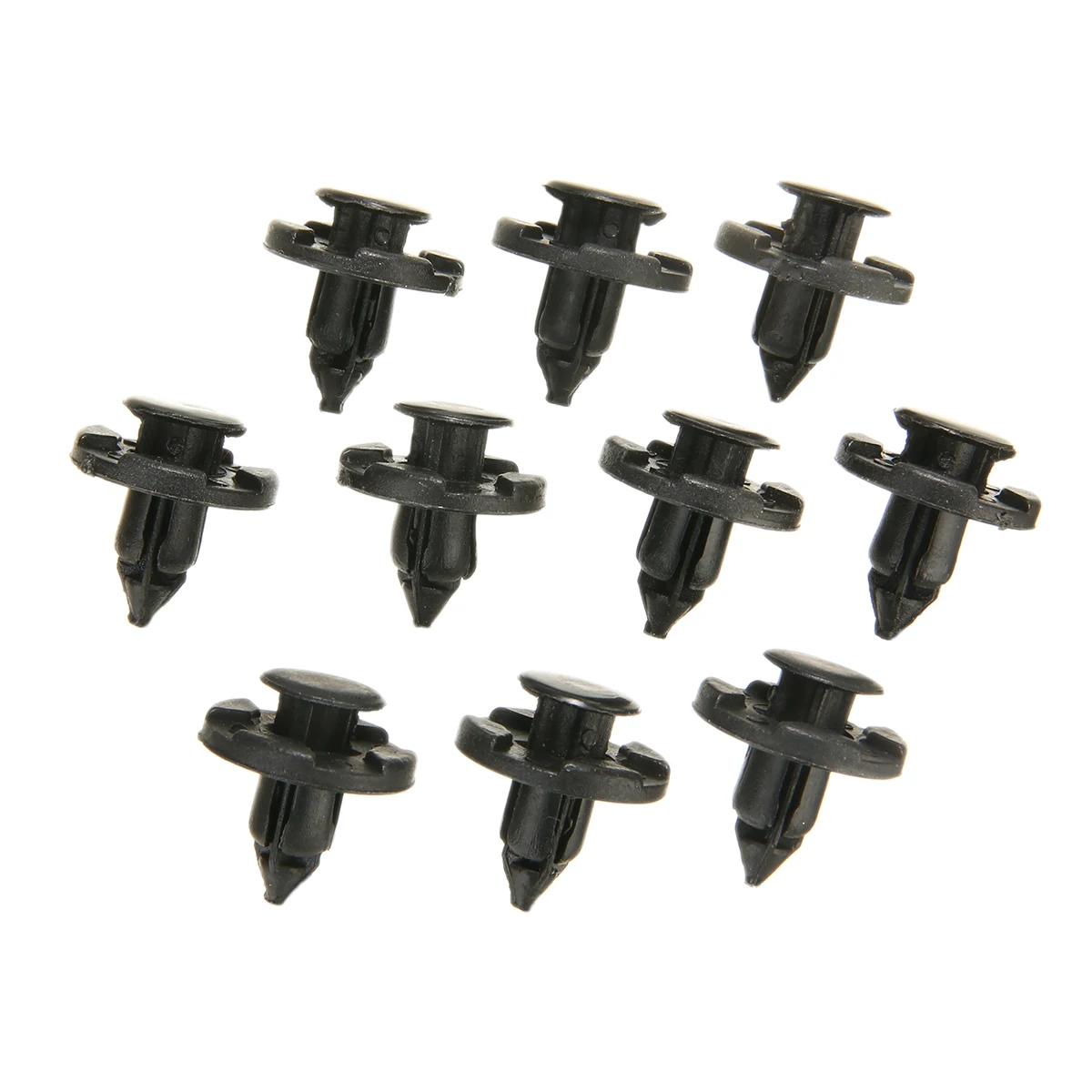 10Pcs 8mm Plastic Bumper Clip Fastener Trim Rivet Retainer Push Engine Cover Car Door Trim For Nissan Micra Almera XTrail Juke