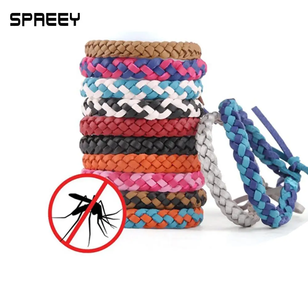 Beautiful Safety Repellent Wristband Insect Repellent Bands Weave