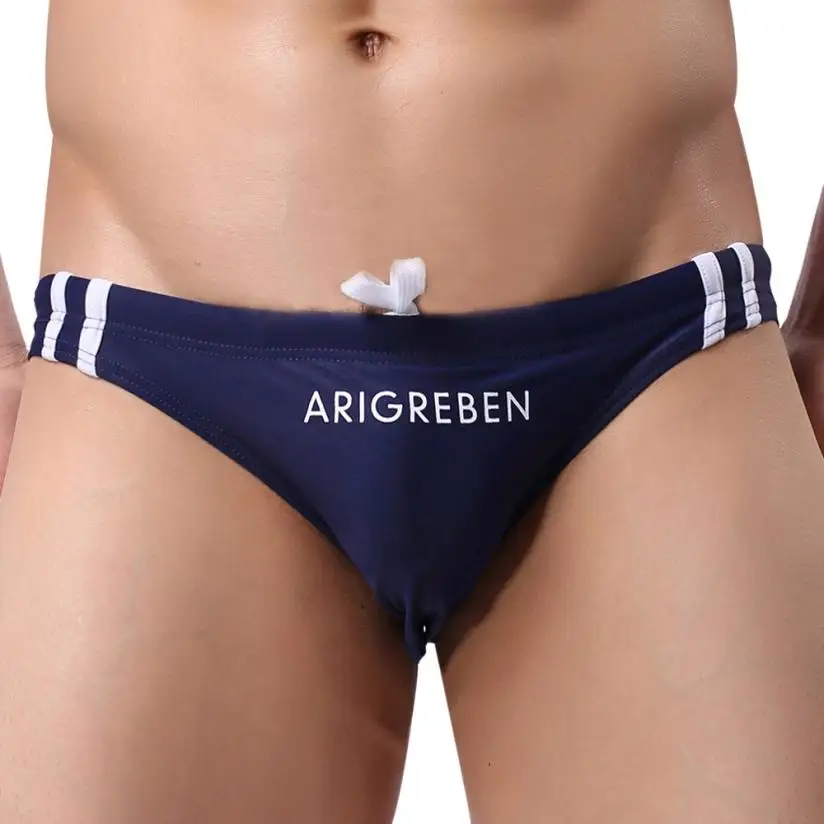 

New Men's Boxer Briefs Swimming Swim Shorts Trunks Swimwear Pants Men sportswear Swimsuit push-up maillot de bain Dropship