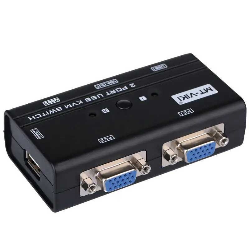 MT-VIKI USB VGA KVM ġ  ư  , Ű  콺 MT-260KL , 2 Ʈ, 2 PC  1 