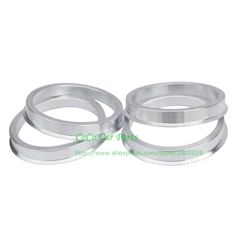 X AUTOHAUX 4pcs 67.1 to 63.4 mm Aluminium Alloy Car Hub Centric Rings Wheel Bore Spacer X AUTOHAUX 4pcs 67.1 to 63.4 mm Aluminium Alloy Car Hub Centric Rings Wheel Bore Spacer