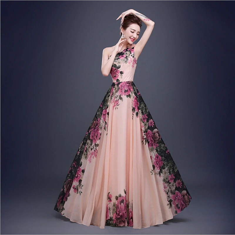 Popular Floral Evening Gowns-Buy Cheap Floral Evening 