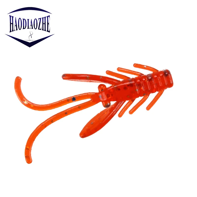 HAODIAOZHE мягкие приманки 10 шт./лот личинки силиконовые Swimbaits isca искусственная Мягкая