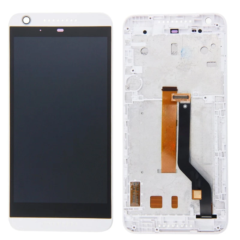 

New LCD Display Touch Screen Assembly Replacement Part with Frame for HTC Desire 626 626G