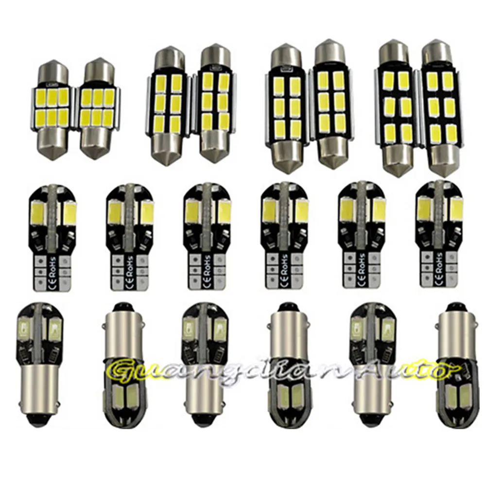 Tcart 13 шт. X светодиодный светильник для интерьера, посылка для volkswagen vw Passat b7, аксессуары 2012