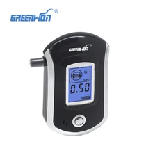 Новые Горячие Люкс Полиция цифровой ЖК-дисплей алкоголя тестеры дыхания алкометром анализатор детектор