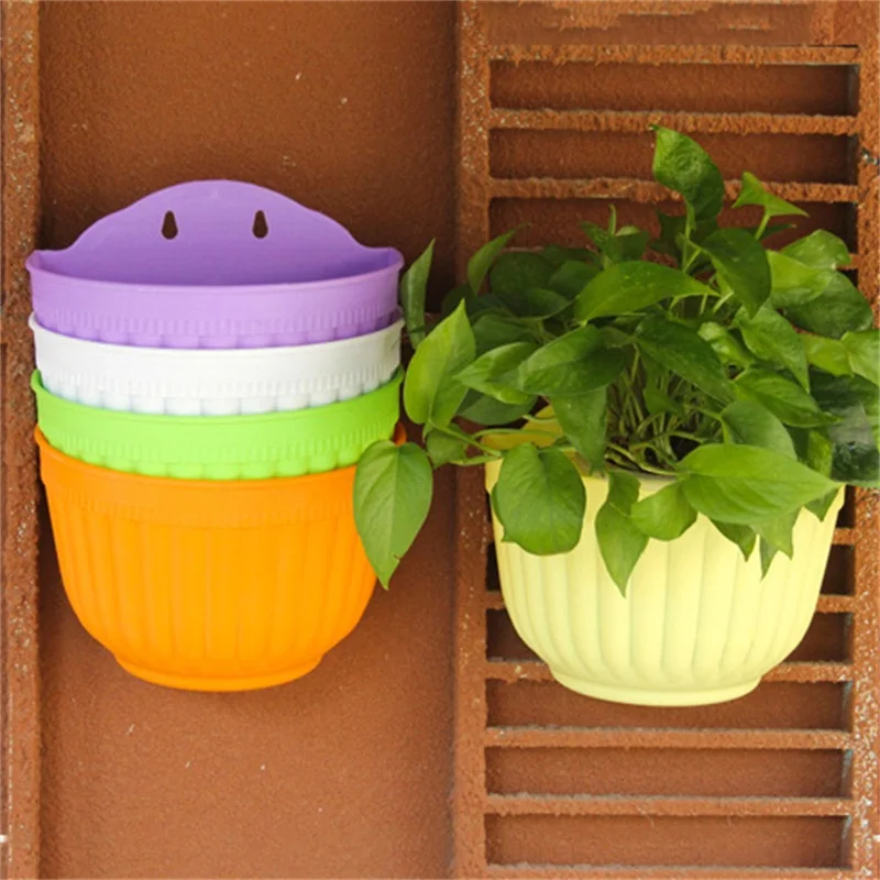 DIY садовые подвесные кастрюли настенные корзины кастрюля подвесная корзина