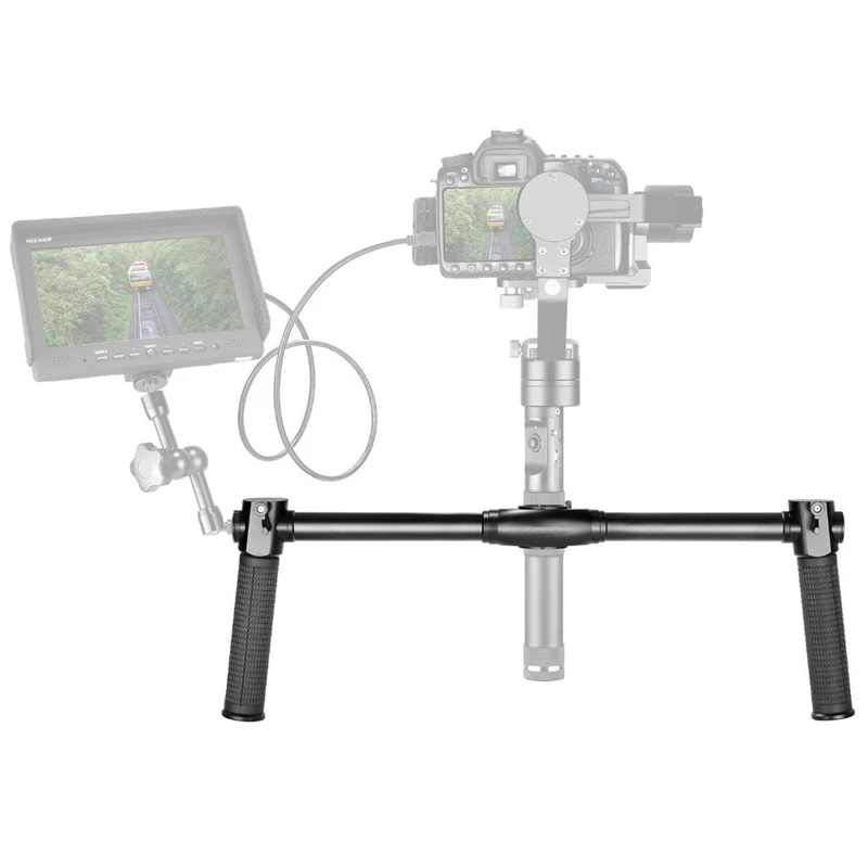 Zhiyun двойной ручной сцепление кронштейн комплект Расширенный ручка для кран/кран