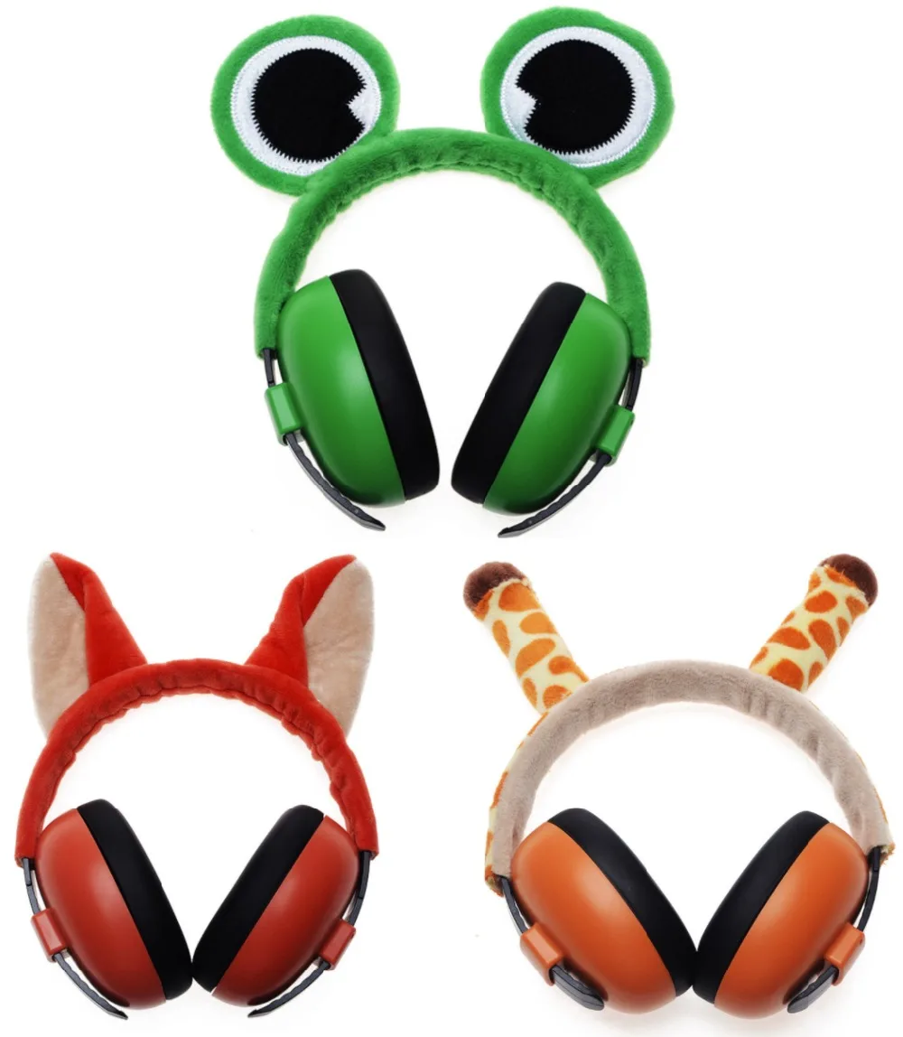 

High Quality Adjustable Hearing Protection Safety Sound Ear Muff Ear Defenders Ears Protectors Cute For Children Baby Safe