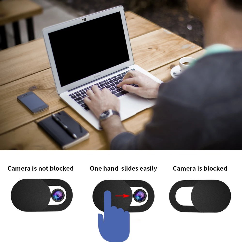 Tongdaytech веб-камера крышка затвора слайдер Пластиковая ультра тонкая крышка камеры для Macbook ноутбука мобильный телефон объектив стикер конфиденциальности