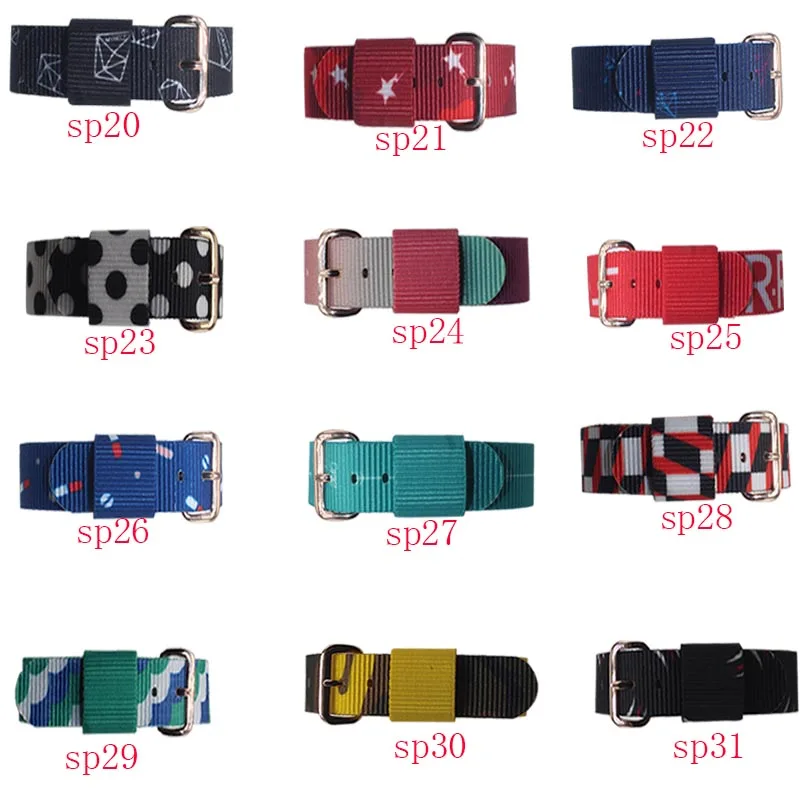 

18MM 20MM luxury brand leather nylon strap business casual quartz watch men's women NATO nylon leather strap