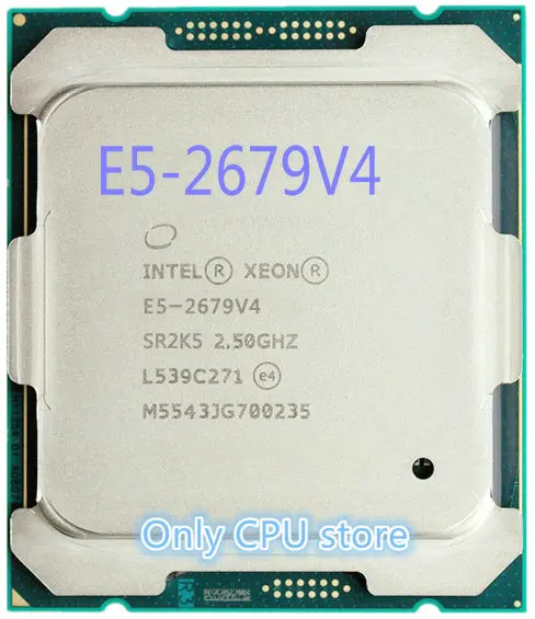 Intel Xeon E5-2679V4 Процессор 20-ядер 2,50 ГГц 50 Мб 14nm LGA2011-3 E5 2679 V4 процессор E5-2679 V4 E5 2679V4