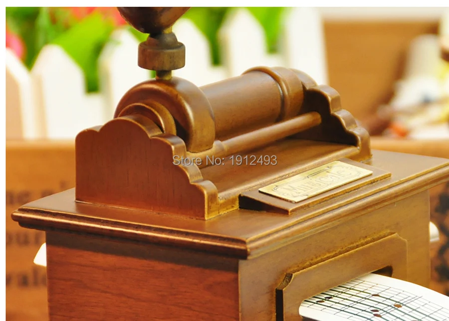 Wooden Phonograph DIY Hand-operated Type Music box (17).jpg