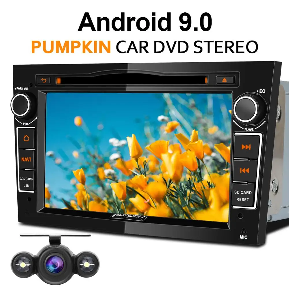 Тыква 2 Din 7 &quotAndroid 9 0 автомобильный стерео Мультимедиа DVD плеер gps навигация для