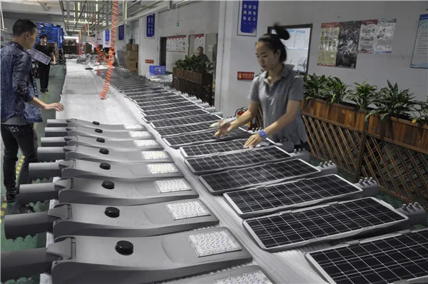 30W Black solar street light 8