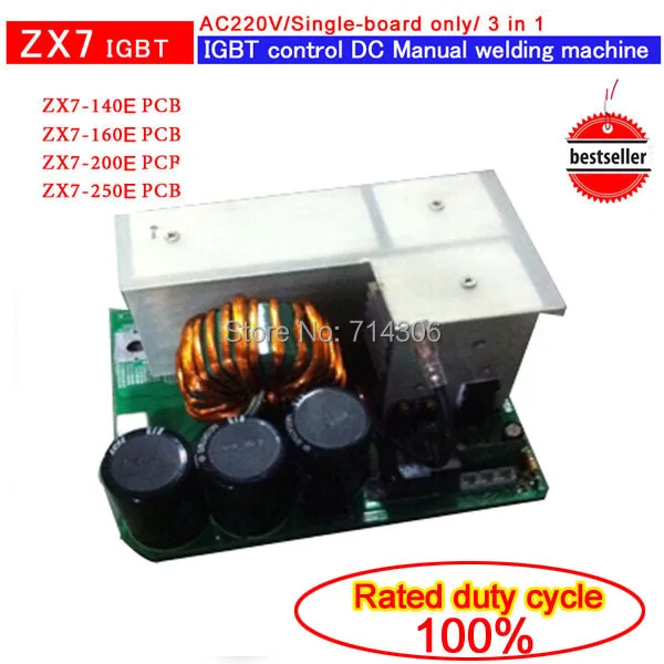 

Welding machine ARC 200 card 100% duty cycle dc inverter welding machine single phase