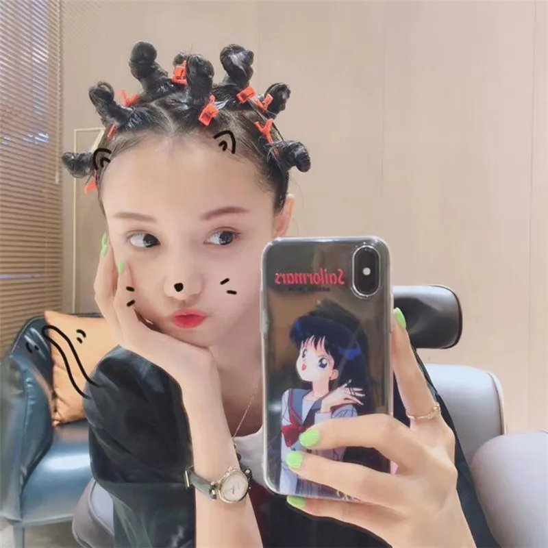 

Kawaii sailor moon figure beauty girls phone case For coque iphone 8 7 6s plus luxury back case silicon for iphone cover X XR XS