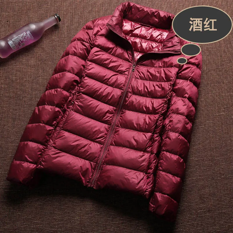 wonderful Ultra Light 90% White Duck Down Jacket Women Winter Coat 2018 Thin Female Winter Slim Warm Jacket W