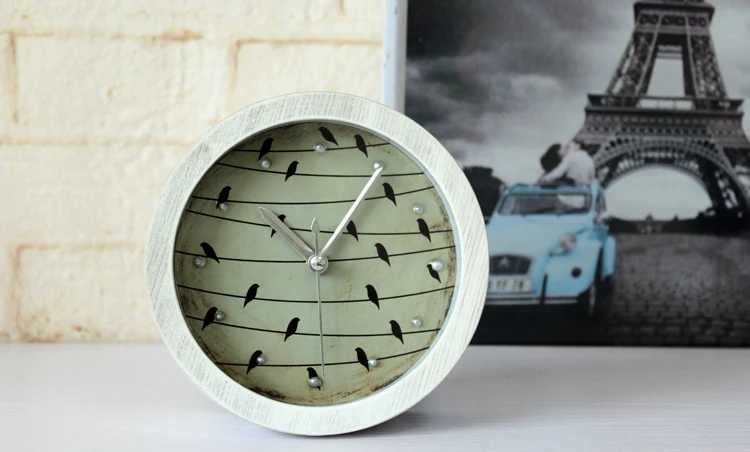 Полет Ласточки имитация дерева home decor reloj despertador аль-Фаджр часы кварцевые цифровые автомобиль часы Ретро часы