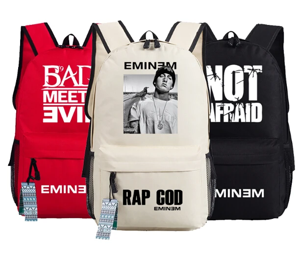 RAP GOD Eminem Backpack oxford Schoolbags Fashion Unisex Travel Laptop
