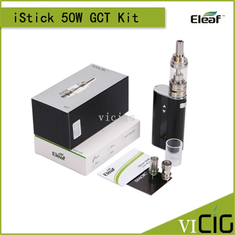 

Original Eleaf iStick 50W With OLED Screen Mechanical MOD Battery Ismoka iStick 50W 4400mah VV VW Mod Ecigarette Battery