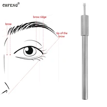 3D Вышивка микроблейдинг тату ручка-держатель игл из нержавеющей стали для бровей губ Eyeline Перманентный макияж ручка-держатель игл с 2 шт 18U лезвие