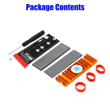 S NGFF(M.2) nvme M key SSD to PCI- E 1X Adapter with Heatsink(vertical installation) Support 2230/2242/2260/2280 type M.2 Card
S NGFF(M.2) nvme M key SSD to PCI- E 1X Adapter with Heatsink(vertical installation) Support 2230/2242/2260/2280 type M.2 Card