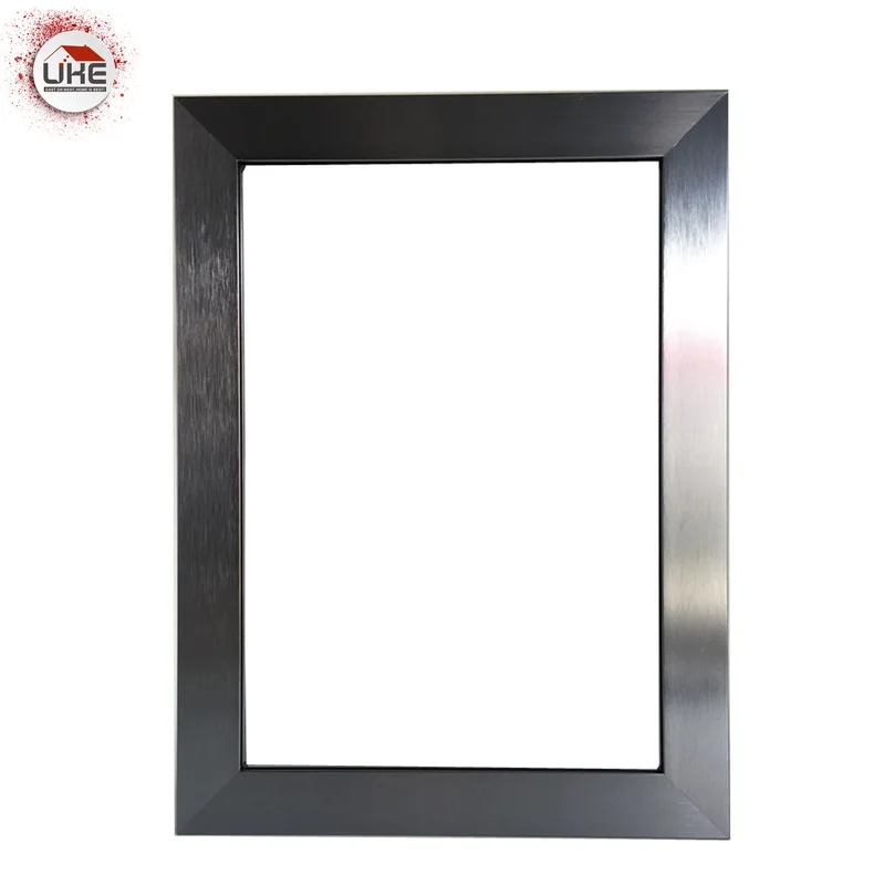 Uke Square Anodized Aluminum Frame For Kitchen Cabinet Glass Door