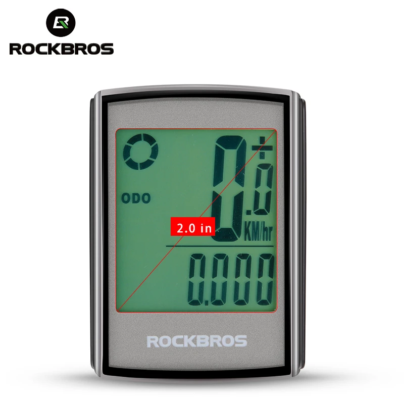 

ROCKBROS Bicycle Bike Computer Waterproof Backlight Wireless Bike Computer Speedometer Portbale Light Cycling Accessories