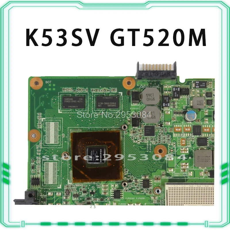 K53SV материнская плата REV 3,0/3,1 GT520M для ASUS K53SV k53S X53SV A53S K53Sj Материнская плата ноутбука K53SV материнская плата K53SV материнская плата