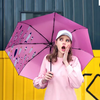 

Fashion New Creative New Sunny Umbrella Fish Meets Water Change Fiber Bracket Seventy Percent Off Sunshade Sunshade Umbrella