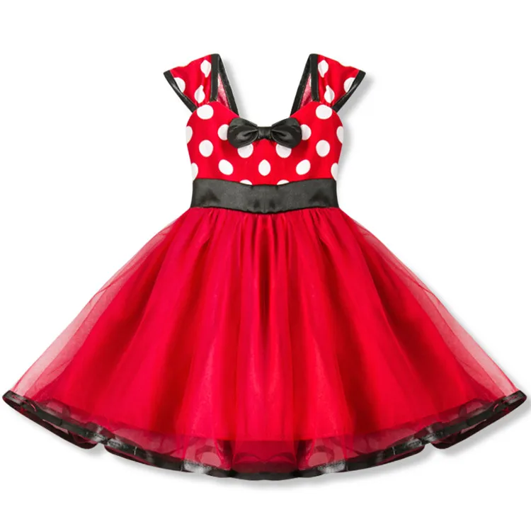 Новые Детские платья для девочек летнее платье с милым бантом бальное платье-пачка 3 4 5 лет девушка Вечеринка roupas infantis menina - Цвет: As Picture