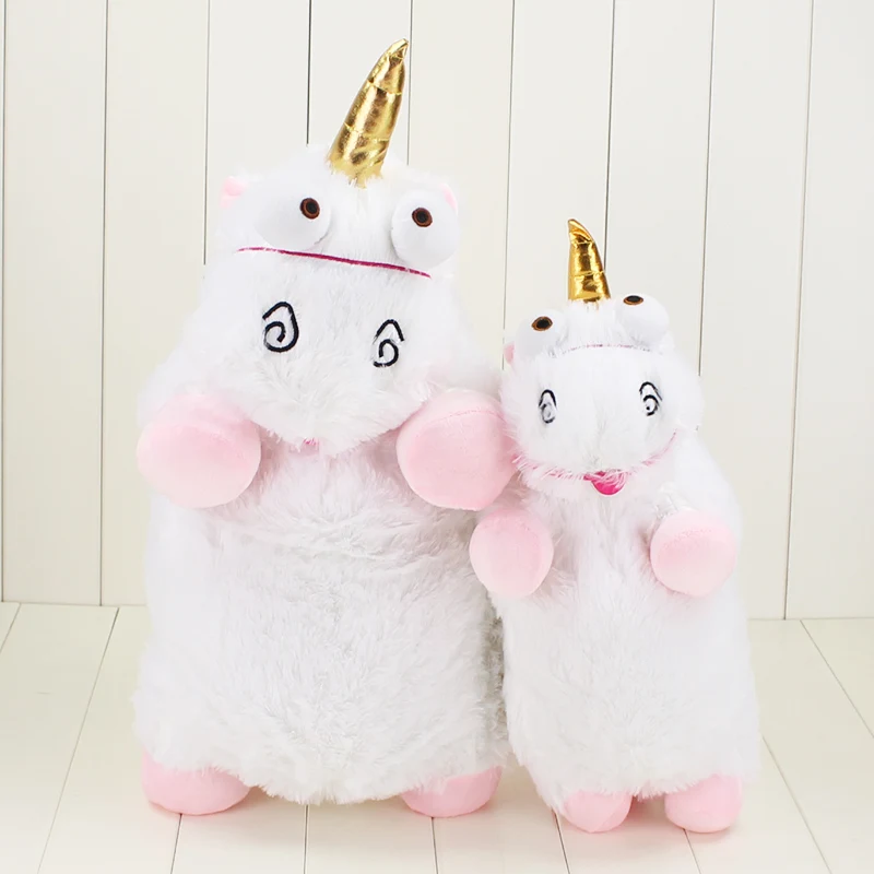 pink fluffy unicorn plush