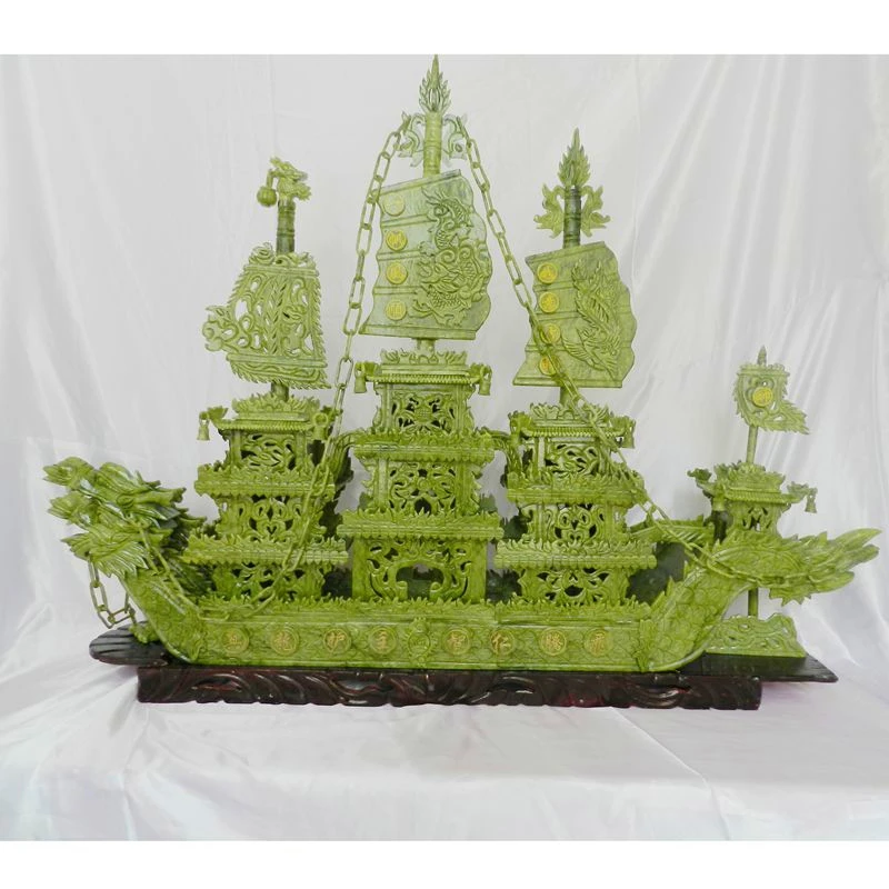 1.5 meters large jade ornaments crafts ornaments office lobby dragon living room opening gifts