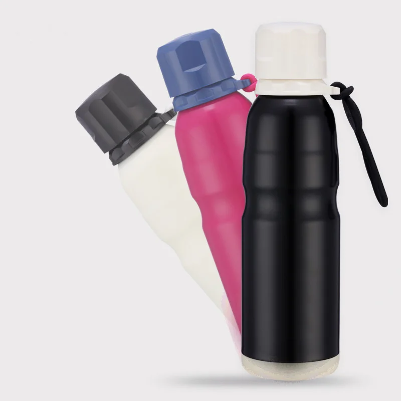

Aquarius warm bottle Creative Stainless Steel Vacuum bottle Carry rope Sports bottle Suitable for Outdoor Carry Four Colors 016