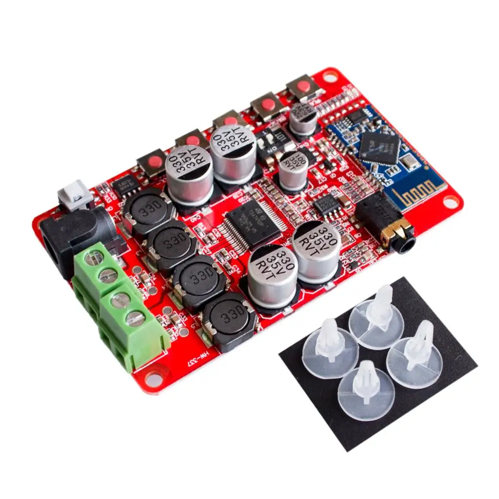 TDA7492P 50 Вт + беспроводной Bluetooth аудио приемник плата цифрового усилителя запчасти