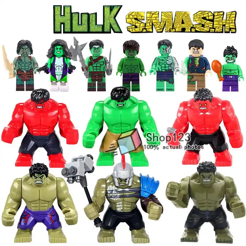 lego marvel avengers red hulk