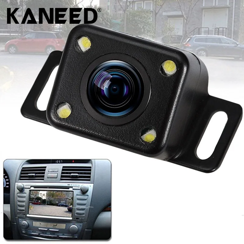 

4 LED Security Backup Parking Waterproof Rear View Camera, Support Night Vision, Wide Viewing Angle 120 Degree
