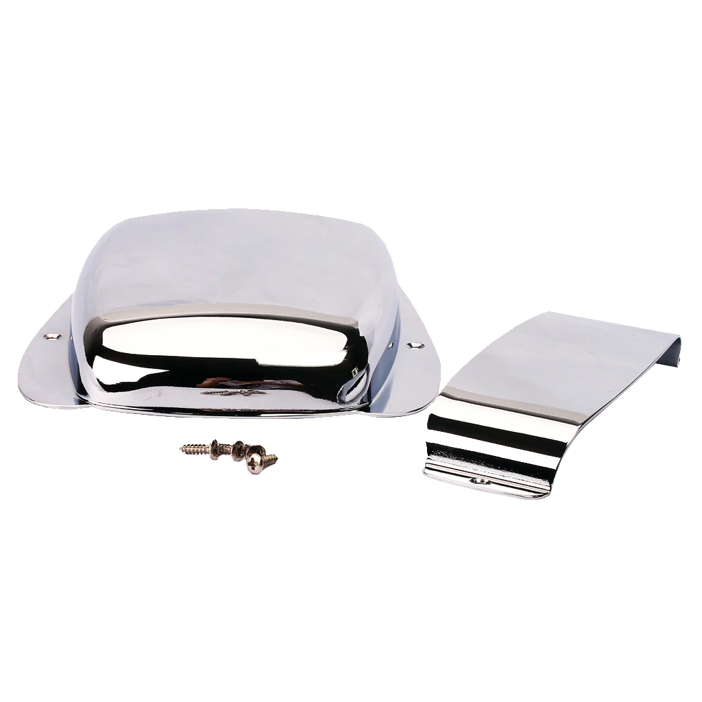 Jazz Bass Pickup Cover Bridge Cover Chrome Plated Iron Material Cover Silver