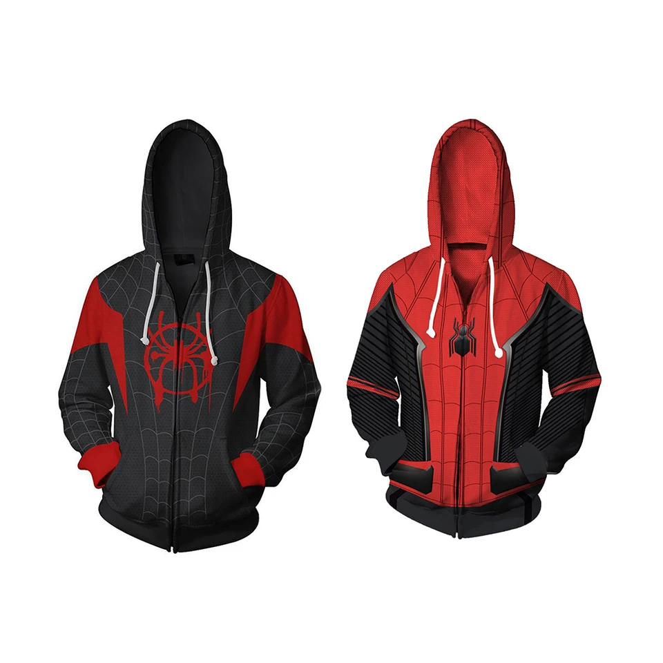 red zip up hoodie boys
