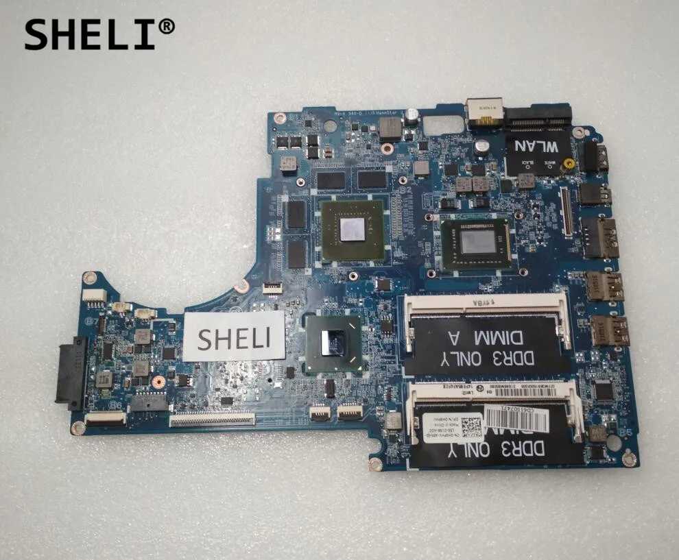 SHELI CN-0H9FHV 0H9FHV H9FHV для Dell 15z L511z материнская плата с I5-2410M DASS8BMBAE1